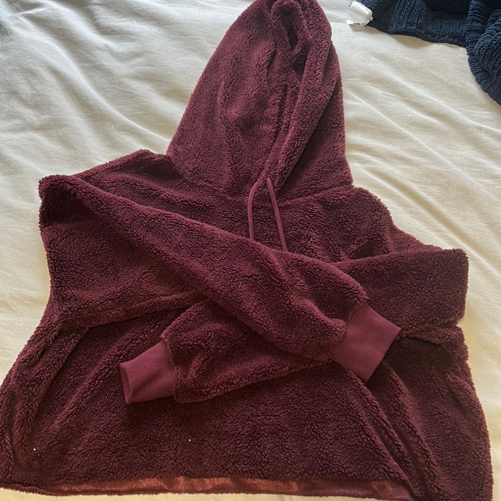 Urban outfitters fuzzy cropped sweater